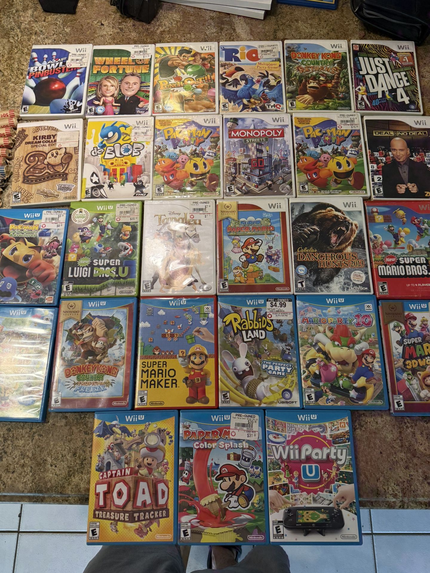 Nintendo Games Wii U And Wii 27 Titles 