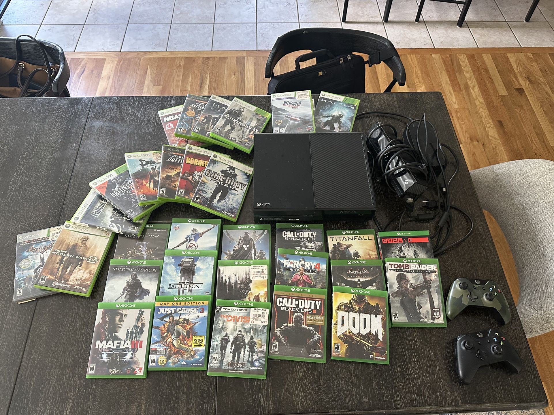 Xbox One With Full Game Set