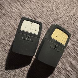 Clicker Universal Garage Door Opener Remotes USED