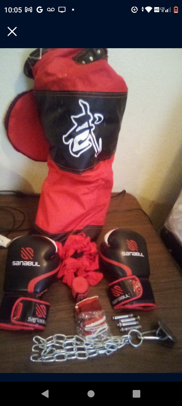 Punching Bag And Equipment
