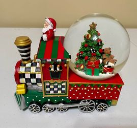Mackenzie Childs Toyland Train globe