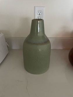 Green vase
