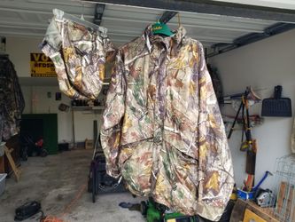 Cabela's gore-tex jacket with zipable hood,realtree