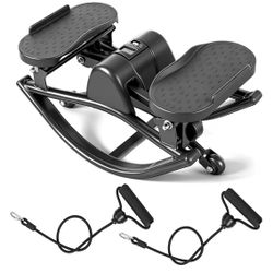 BRAND NEW! Motion Stair Stepper with Resistance Bands