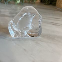 Glass paperweight