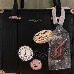 Karl Lagerfeld Leather Tote Bag/Purse