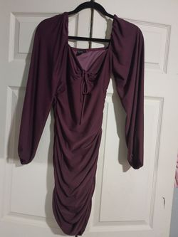 purple dress it's a really beautiful $8 let me know