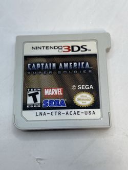 Captain America: Super Soldier (Nintendo 3DS, 2011) Cartridge Only Tested