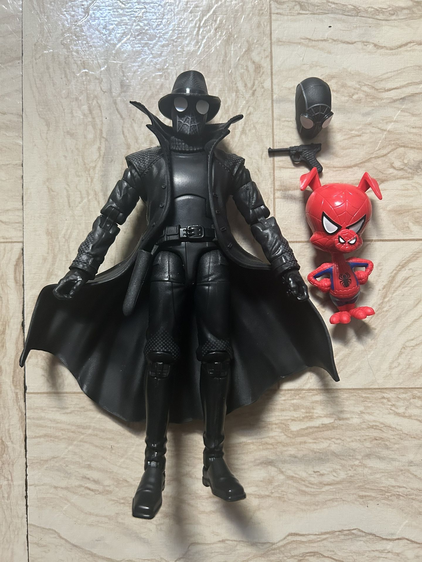 Marvel Legends Spider Man Noir and Spider Ham
