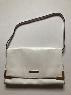 Michael Kors patent leather clutch handbag
