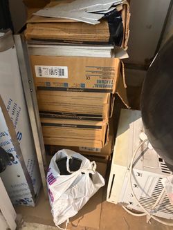 5 boxes Vinyl Tiles & Adhesive