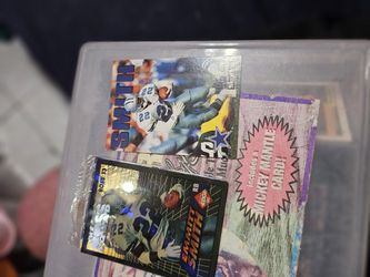 Emmett Smith Lot Cards And Coins Not Fee Make Offer