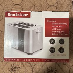 Brookstone Stainless Steel Toaster 
