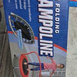 Mini Folding Trampoline, 36 Inch Diameter, For Kids 3+, by MinnARK