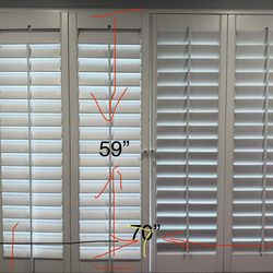 Plantation shutters