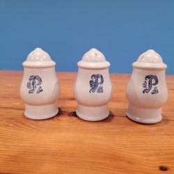 Pfaltzgraff Yorktowne Pepper Shakers ~ Vintage, 3 Shakers, No Salt Shaker
