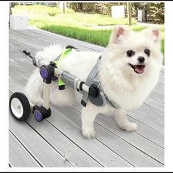 Adjustable Dog Wheelchair for Back Legs Mobility Support Lightweight Pet Wheelch