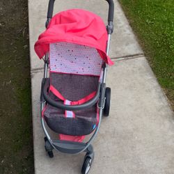twin double doll stroller like new 