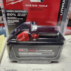 Milwaukee M18 Red Lithium Forge XC 8.0 Ah Battery Pack