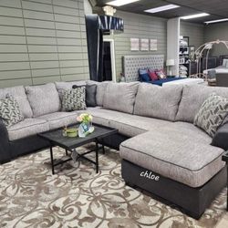 

🏐ASK DISCOUNT COUPON☆ sofa Couch Loveseat living room set sleeper recliner daybed futon options○bilr Pewter Raf Or Laf Sectional 