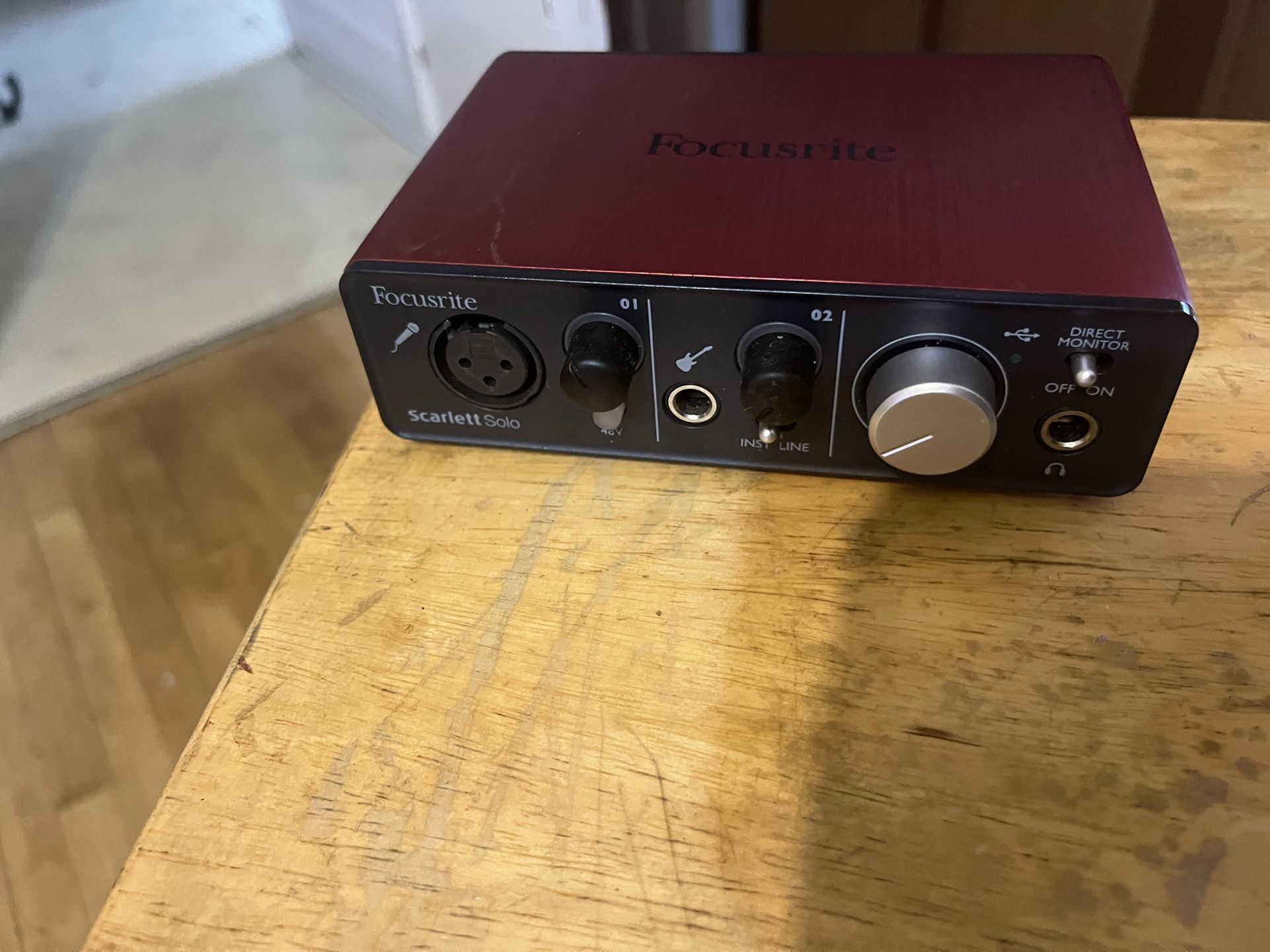 FOCUSRITE Scarlett’s Solo Audio Interface 