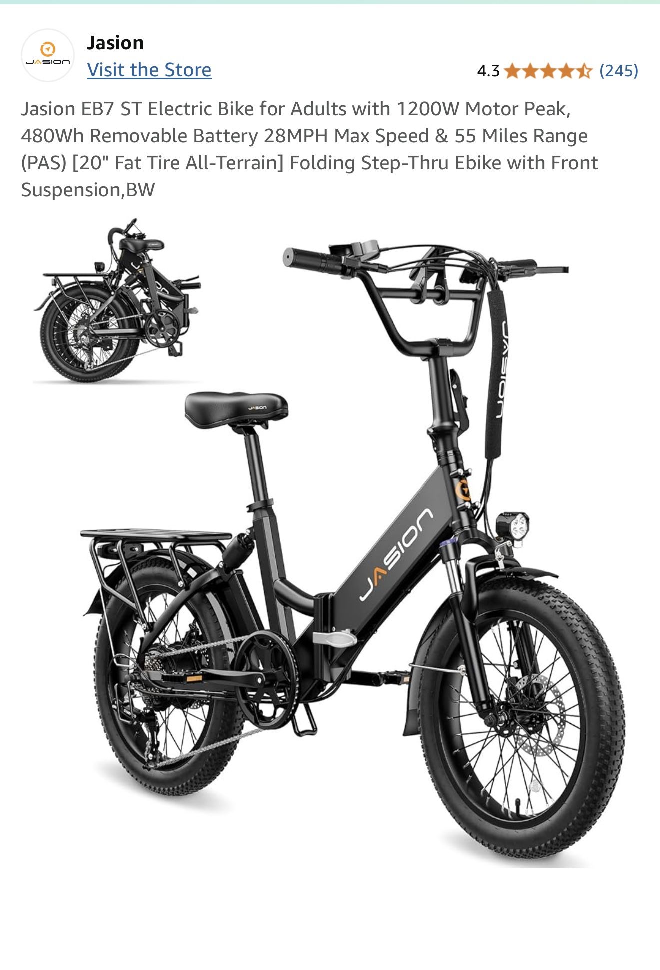 Jaison EB7 2.0 Electric Bike