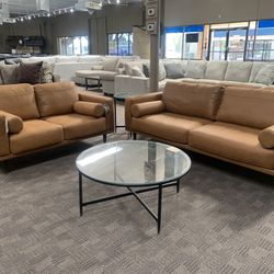 Modern Camel Sofa Set 