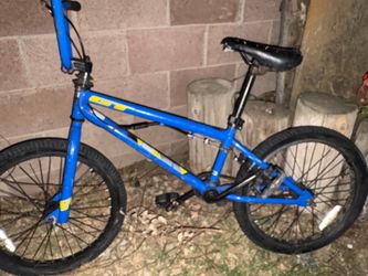 GT BMX Bike Blue and Yellow