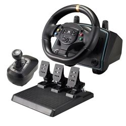DOYO Gaming Steering Wheel, Pedals, Shifter