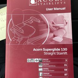 Stairlift. Acorn Superglide 130