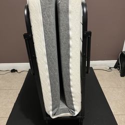 sleeping couch with memory foam mattress like brand new $200 