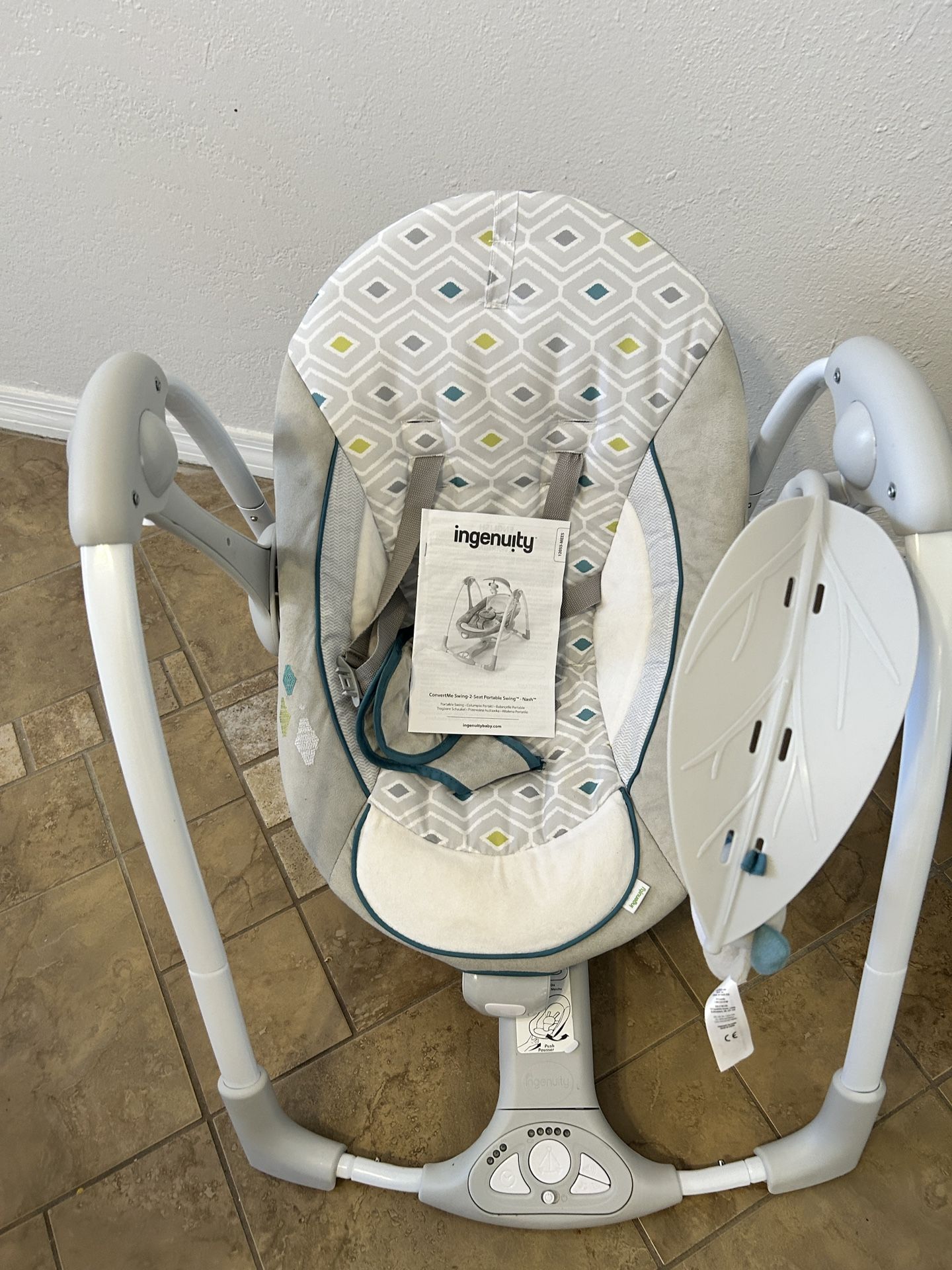 Inginuity Portable Vibrating Baby Swing
