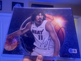 Jaime Jaquez Jr. Miami Heat Autographed 8x10 Beckett