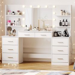 Huge Vanity Mirror With 3 Different Light Modes