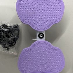 Twist Waist Trainer Balance Board w/ Resistance Bands – Home Workout Fitness 