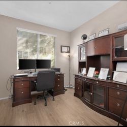 Office Desk And Cabinet 