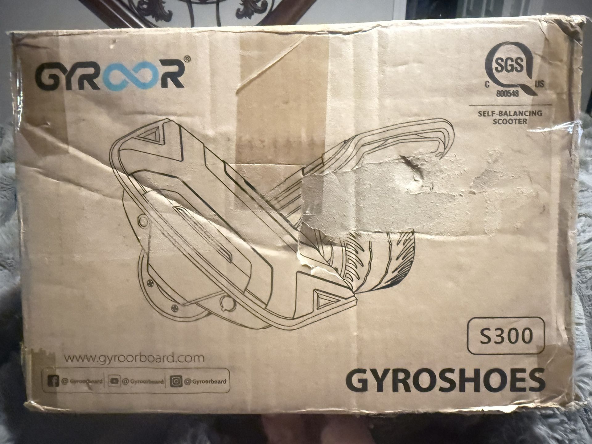 Gyroor S300 Gyroshoes (Self-Balancing Hover Shoes)