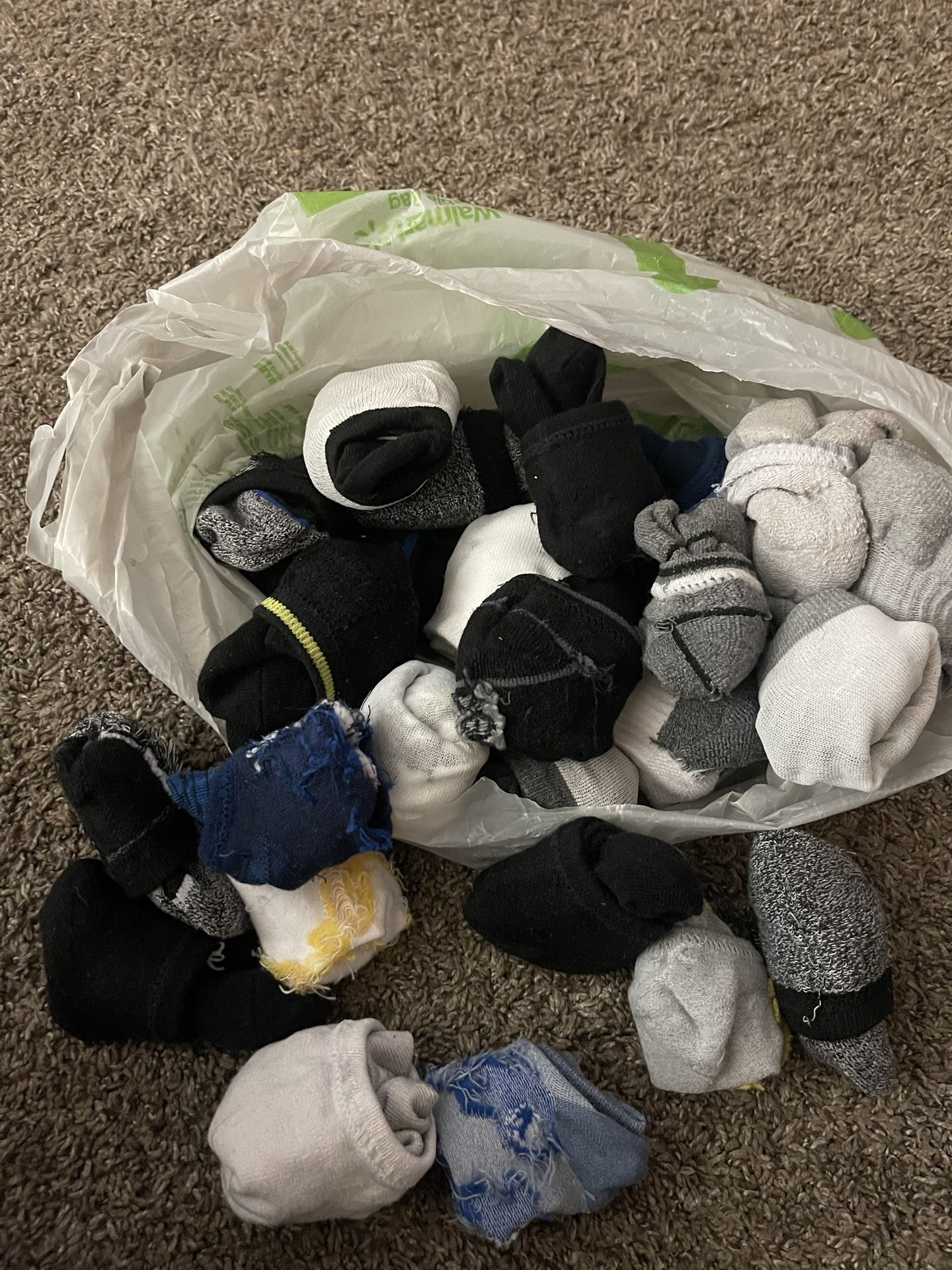 Bag Of Toddler Boy Socks