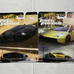 Hotwheels Premium Lamborghini Set (2) 