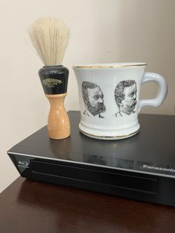 Vintage Shaving Cup And Brush