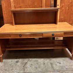Large Solid Wood Desk
