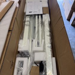 NEW 48" MAPLE/WHITE Electric Desk, Stand Up Desk, Adjustable Height, Computer Workstation