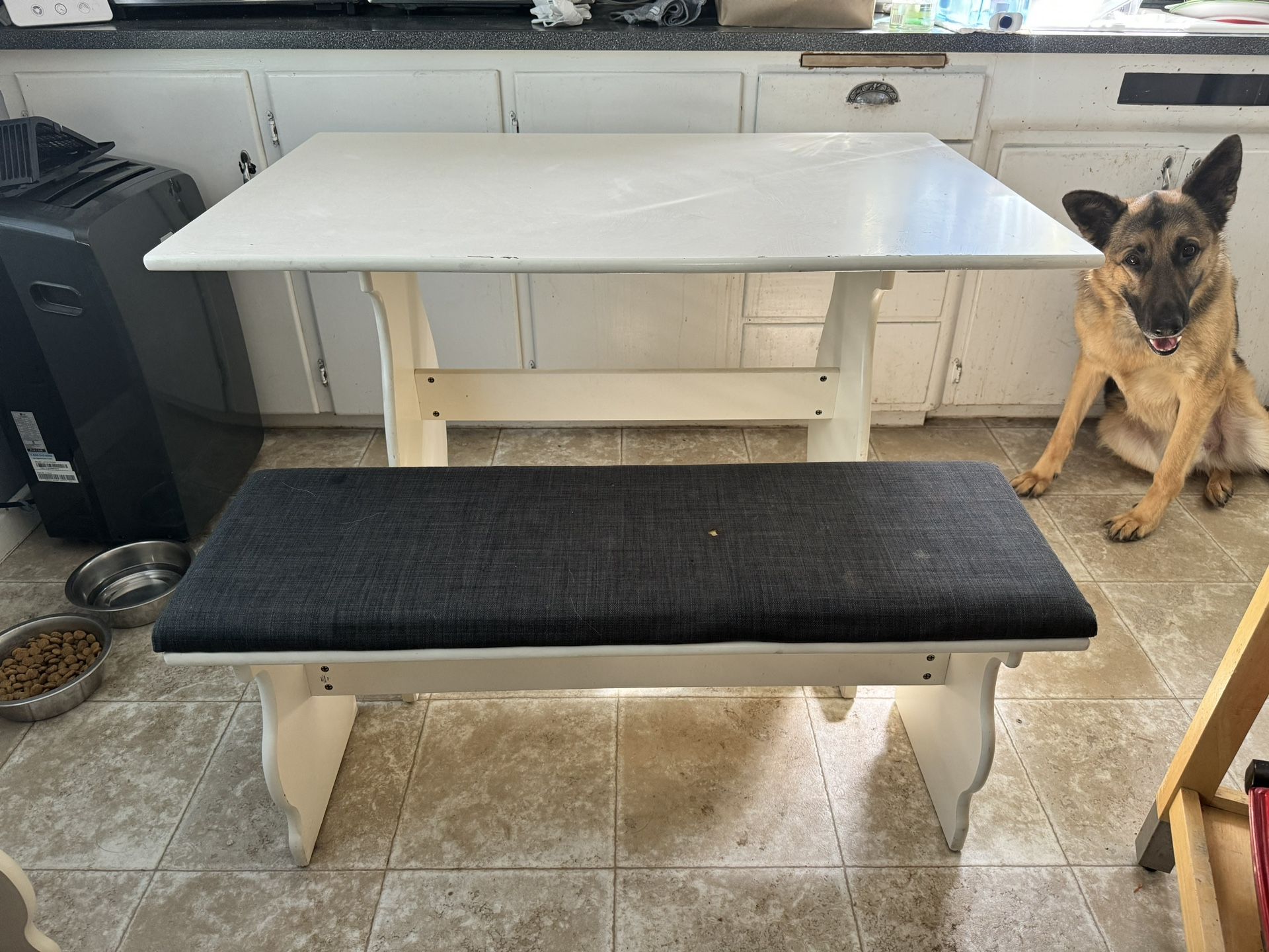 Dining Table & Bench Seat