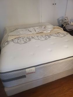 Qween Sealy mattres  never been sleep on without protective  cover.