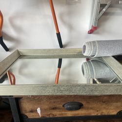 Bathroom Mirror - Light Gold