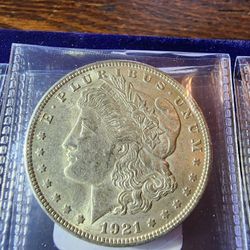1921 Morgan Silver Dollars