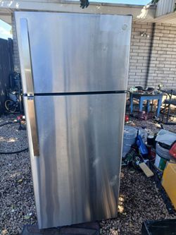 Refrigerator Silver Good working