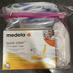 Assorted never used nursing/pumping items