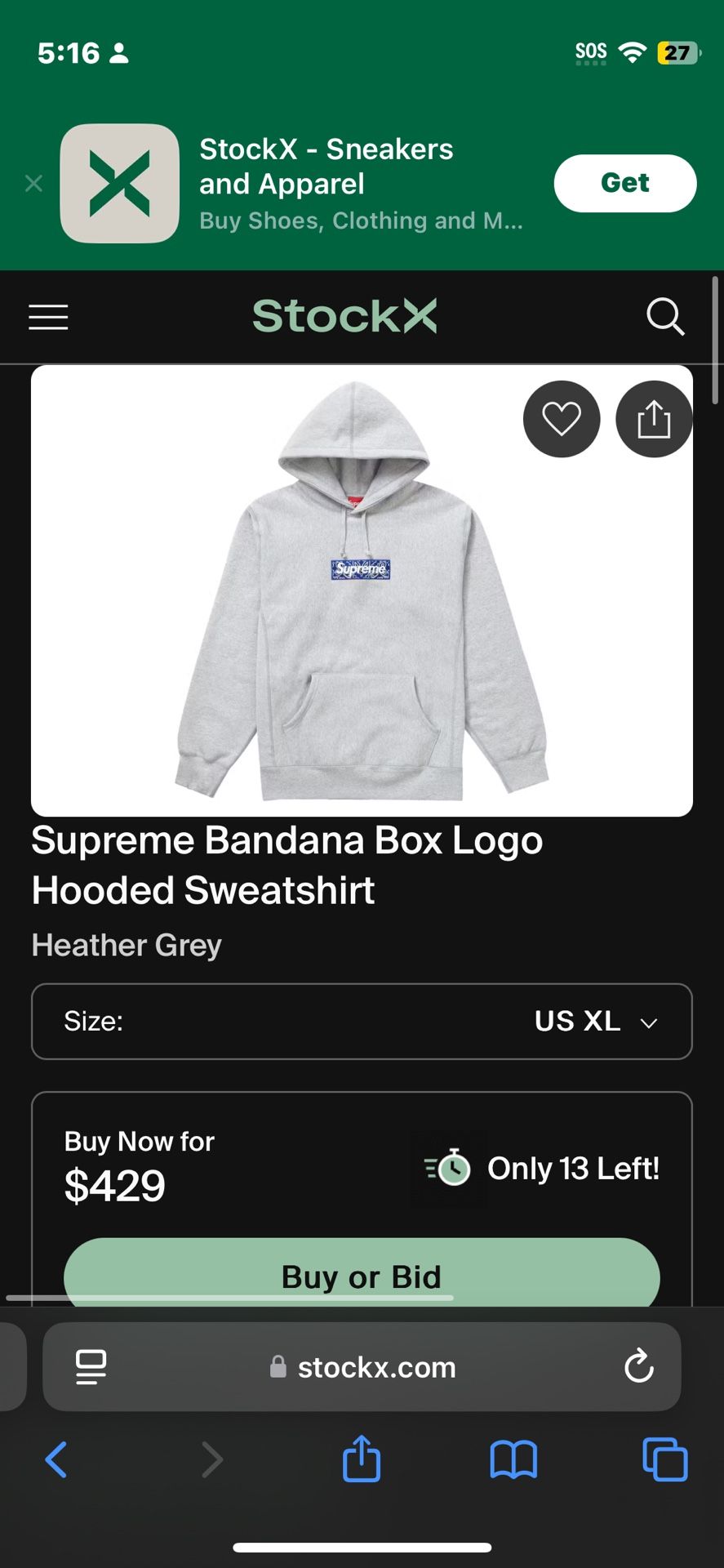 Supreme Box Logo Bandana Purple