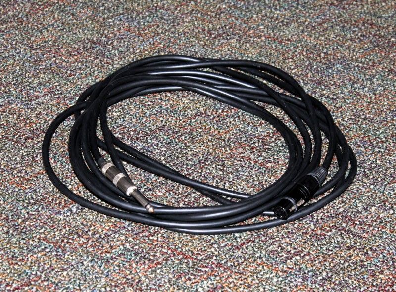 Neutrik NC3FX XLR Female to 1/4 TS Unbalanced Audio Sound Microphone Cable 20 Ft